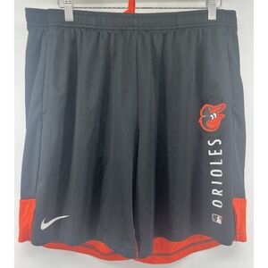 Nike Dri Fit Baltimore Orioles Shorts Gym Athleisure Baseball Mens XXL 9.5" Ins